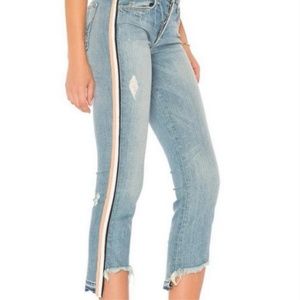 mcguire ibiza cropped foxtail jeans